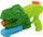 Pistoletë me ujë LEAN Toys Dinosaur Tyrannosaurus, 1000 ml, e gjelbër