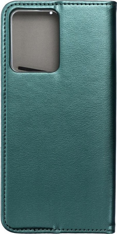 Këllëf telefoni Smart Magneto për Xiaomi Redmi Note 12 4G, me kapak portofol, me mbështetëse, jeshile e errët