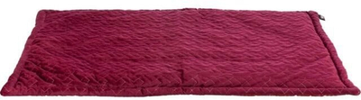 Shtrat për qen Trixie Natalya, 90x60cm, velvet me fleece, bordeaux