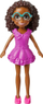Set lodrash Mattel Polly Pocket Lila Rainbow, kukull me aksesorë, shumëngjyrëshe