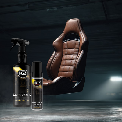 K2 SOFRANO FOAM PRO 200ml Leather cleansing and care foam