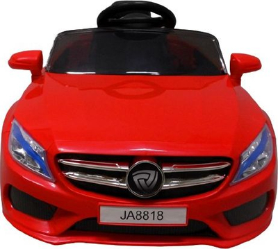 Makinë elektrike lodër Ragil JA8818, 12V, me telekomandë për prindërit, e kuqe