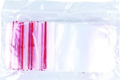 Qese plastike me zip Office Products LDPE, 60x80mm, 100 copë, transparente