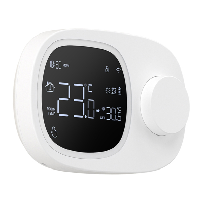 Termostat inteligjent Avatto WT598, WiFi, ekran dixhital, i bardhë