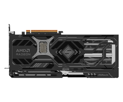 Kartë grafike ASRock Radeon RX 9070 XT Steel Legend Dark, 16GB GDDR6, PCI Express, e zezë
