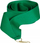 Shirit medaljeje Ribbon Sash, 11mm, i gjelbër