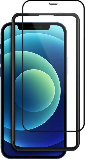 Xham mbrojtës Crong Anti-Bacterial 3D Armour Glass, për iPhone 12 Mini, 9H, i tejdukshëm