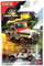 Veture lodër Matchbox Jurassic World Jeep Wrangler, die-cast, shkalla 1:64, gri me të kuqe