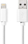 Kabllo Nedis Lightning, USB A në Lightning, 1m, e bardhë