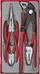 Set darash Teng Tools TT440Q TT1, 4 copë, doreza vinyl
