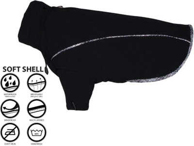 Xhaketë për qen GRANDE FINALE SOFTSHELL 0 U70, e zezë