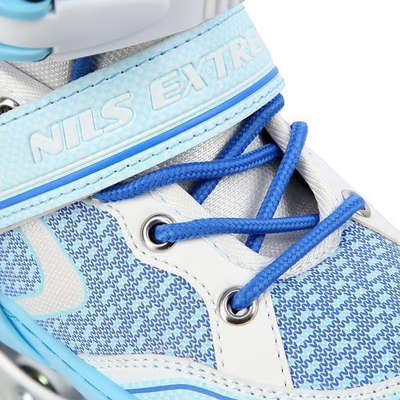 Patina inline për kalamajtë Nils Extreme NA14198, numër i rregullueshëm 39-42, kushineta ABEC-7, blu