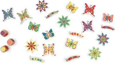 Loja edukative Fat Brain Toys Compact Color Matching Game Catch a Butterfly, përputhje ngjyrash, për kalamaj të vegjël, shumëngjyrëshe