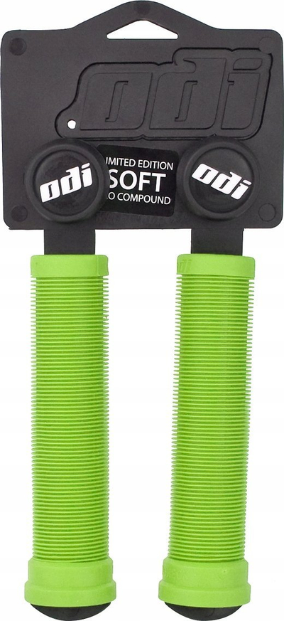 Doreza biçiklete ODI Soft Longneck Flangeless, 135mm, BMX, jeshile