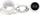 Kamerë IP Dahua IPC-HDW3842EM-S-0280B, 4K UHD, lente 2.8mm, e bardhë