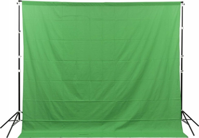 Prapavijë fotografike GlareOne Green Screen, pëlhurë 3×3 m, jeshile