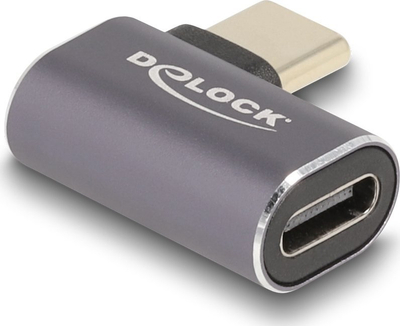 Adapter USB DeLOCK Type C, 40 Gbps, PD 100 W, me kënd