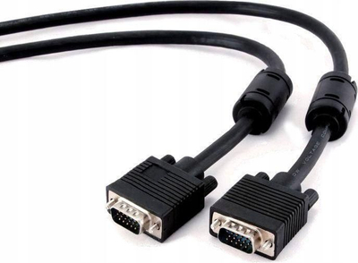 Kabllo VGA Gembird CC-PPVGA-15M-B, 15 m, e zezë