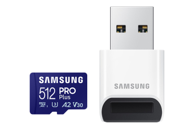 Мемориска картичка Samsung PRO Plus MicroSDXC, 512GB, U3 A2 V30