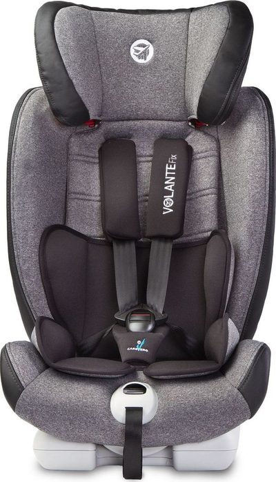 Ulëse makine Caretero Foletik VolanteFix, për fëmijë 9-36 KG, e hirtë