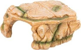 Strehë shkëmbore për terrarium Trixie Plateau, me shpellë, 25 x 8 x 18 cm, bezhë