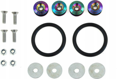 Set kapëse bamperi Epman Quick Release, 4 copë, 24mm, neochrome