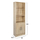 Raft librash ENSLEY, Melaminë, 60×30×180 cm (HM2027.02)