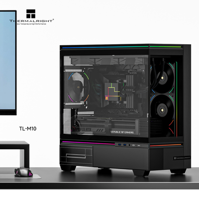 Kasë Thermalright TL-M10 FAN4-M, e zezë