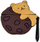 Заштитно 3D футрола Cookie Bear за AirPods 1/2, силикон, кафена
