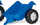 Traktor lodër Rolly Toys RollyKid Landini me pedale, me rimorkio, ngjyrë blu