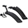 Set mbrojtëse balte biçiklete Dunlop MTB, 24"-26", plastikë, i zi