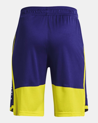 Shorce për fëmijë Under Armour Stunt 3.0, poliester, madhësia XL, blu Sonar dhe Starfruit