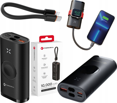 Powerbank Forcell F energy F10K4, 10000mAh, PD QC3.0 22.5W, i bardhë