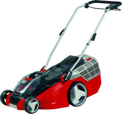 Косилка за трева Einhell GE-CM 43 Li M Kit, без кабел, 43 cm, црвена