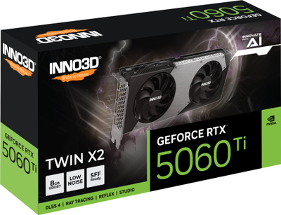 Kарта графичка INNO3D NVIDIA GeForce RTX 5060 Ti Twin X2, 8GB GDDR7, Blackwell
