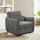 Kolltuk krevat Oryn HM3307.01, 85x88x78 cm, material tekstili, gri