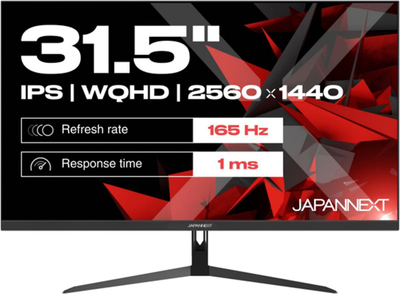 Monitor gaming JapanNext WQHD, 31.5", 80cm, i zi