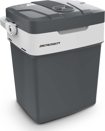 Frigorifer turistik Berdsen Icemax 29L, elektronik, funksion ftohje dhe ngrohje, gri