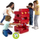 Lodër Feber Mega Big Bricks Jenga Tower, 18 blloqe, e kuqe