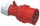 Prizë portative industriale SHARK 70252-6, 32A 5P, 400V IP67, e kuqe