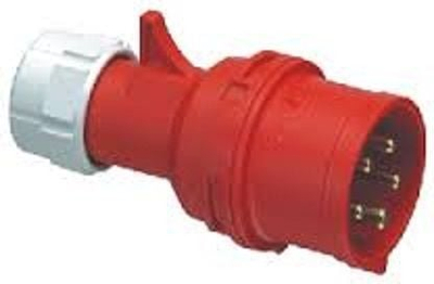 Prizë portative industriale SHARK 70252-6, 32A 5P, 400V IP67, e kuqe