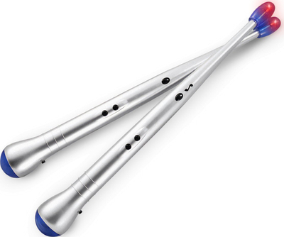 Shkopinj baterie elektronikë MU SIC Electronic Drumsticks, për kalamaj 8+, portativë, me shumë zëra