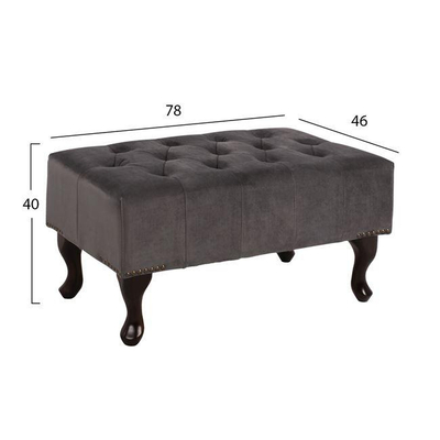 Set kolltuk POLINA DHE OTTOMAN EMMA (HM11053.10), gri