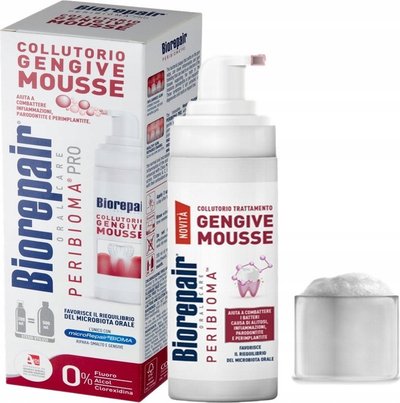 Shplarës goje Biorepair Peribioma Mousse, 200ml