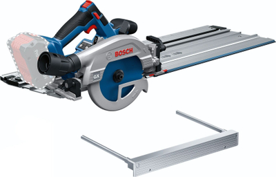Sharrë rrethore pa kabllo Bosch GKS 18V-57-2 GX, me shinë udhëzuese FSN 440 X, LED, blu
