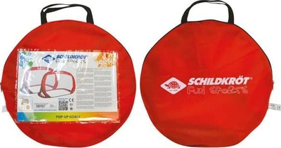 Portë futbolli Schildkrot Pop Up, 120x80x80 cm, e kuqe