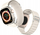 Rrip sportiv Dux Ducis GS Version për Apple Watch, 38 40 41 mm, me kapëse çeliku, i bardhë