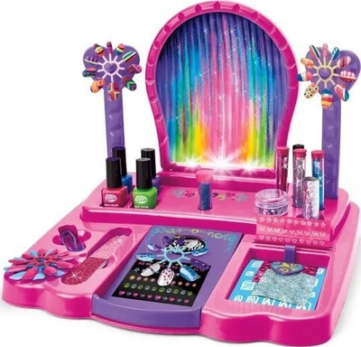 Set kreativ për thonj Cra-Z-Art Shimmer N Sparkle 8-in-1, studio me drita, për fëmijë 8+