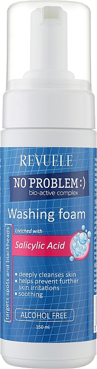 Shkumë pastruese për fytyrë Revuele No Problem Salicylic Acid, 150 ml