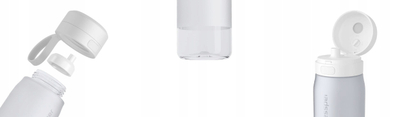 Shishe sportive filtrimi uji Wessper B2 Tritan Actitex, 500 ml, e bardhë